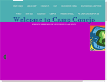 Tablet Screenshot of campconejo.com